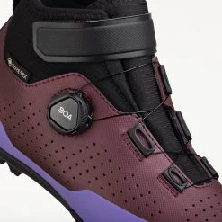 Fizik Terra Artica GTX Winter MTB Shoes - Grape / Purple -E-Bike World Shop fizik terra artica gore tex purple grape 9 all terrain shoes freezing weather 6 1352917