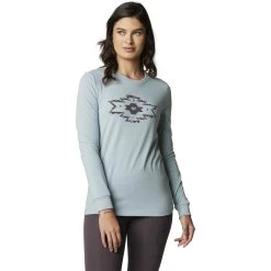 Fox Racing FOX Full Flux Longsleeve Tee Women - Gunmetal -E-Bike World Shop fox full flux longsleeve tee women gunmetal 2 1267810