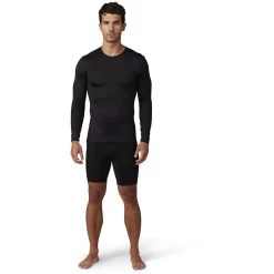 Fox Racing FOX Tecbase Longsleeve Baselayer Shirt Men - Black -E-Bike World Shop fox tecbase longsleeve baselayer black 5 1351418