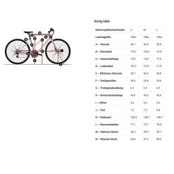 Diamant RUBIN LEGERE - Women Touring Bike - 2023 - Aventurin Red Metallic 5 Diamant RUBIN LEGERE - Women Touring Bike - 2023 - Aventurin Red Metallic -E-Bike World Shop geo 1476098