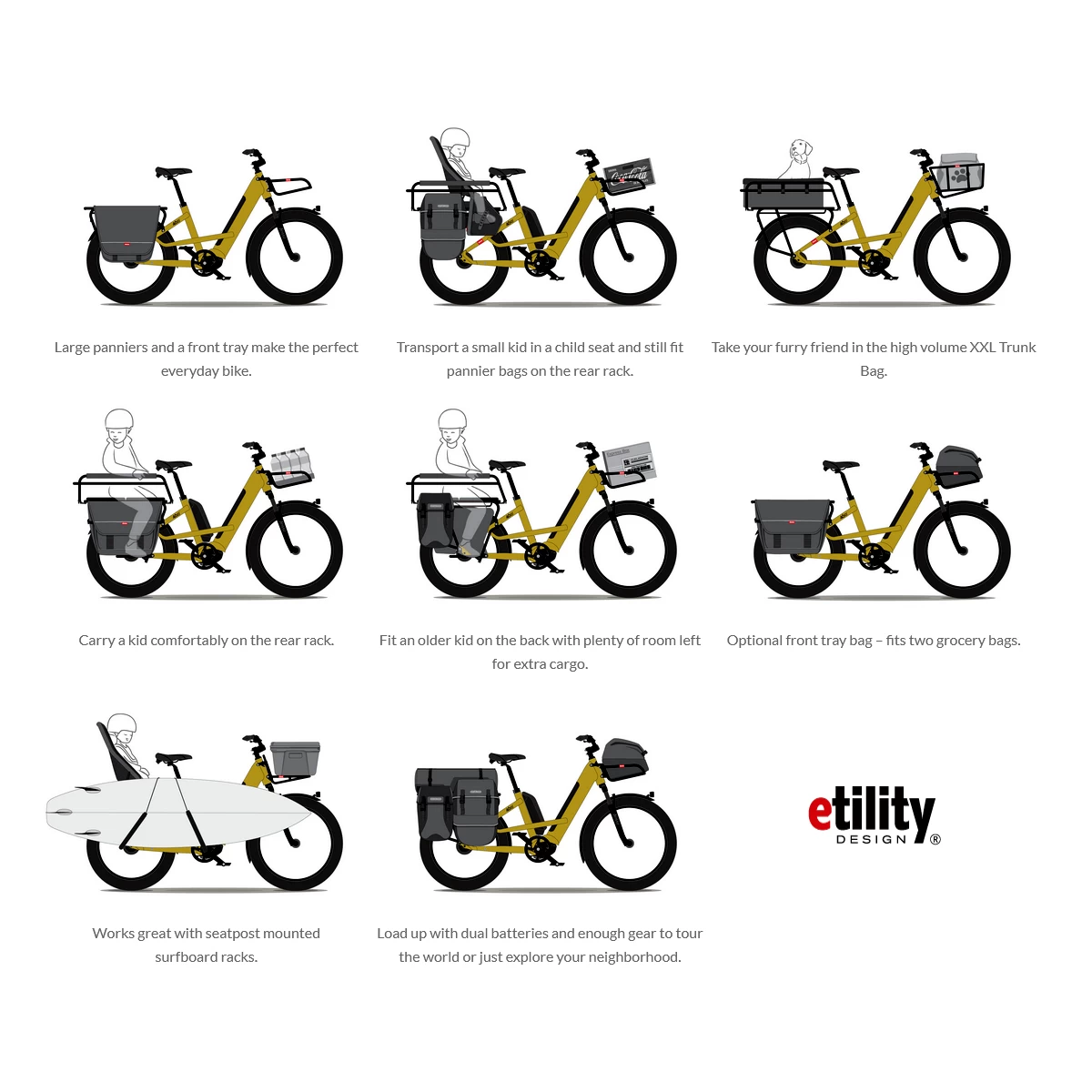 Benno Bikes 46er 10D CX - Electric Cargo Bike - 2023 - Bone Gray 5 Benno Bikes 46er 10D CX - Electric Cargo Bike - 2023 - Bone Gray - Image 3