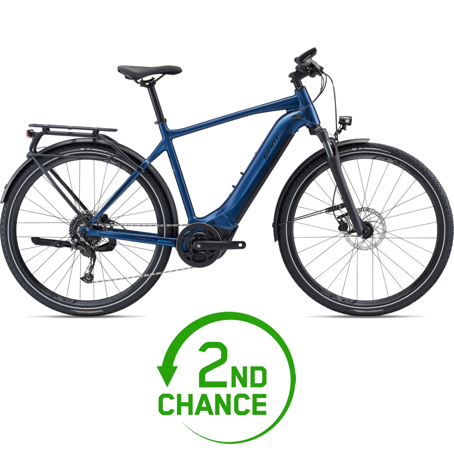 Giant EXPLORE E+ 2D GTS - Mens Electric Trek Bike - 2022 - Metallic Navy / Black Satin-gloss - 2nd Choice 3 Giant EXPLORE E+ 2D GTS - Mens Electric Trek Bike - 2022 - Metallic Navy / Black Satin-gloss - 2nd Choice