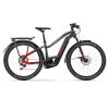 Haibike Trekking 9 I625Wh Mid - 27.5" Woman Electric Trek Bike - 2022 - Anthracite/red -E-Bike World Shop haibike my21 carryover trekking 9 mid 1190751