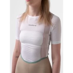 Isadore Alternative Shortsleeve Women's Baselayer - White -E-Bike World Shop isadore alternative shortsleeve womens baselayer white 2 1473673