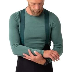 Isadore Merino Long Sleeve Baselayer 2.0 Men - Smoke Pine -E-Bike World Shop isadore merino long sleeve baselayer 2 0 smoke pine 5 1563210