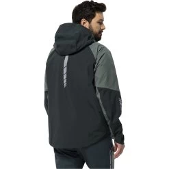 Jack Wolfskin Morobbia 3L Jacket - Black Olive -E-Bike World Shop jack wolfskin morobbia 3l jacket black olive 6 1523159