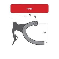 Deda-elementi Deda SuperZero Handlebar - 31.7 | Carbon | RHM | DCR - 42cm | Polish On Black (POB) -E-Bike World Shop lenkersuperzero4 1488200