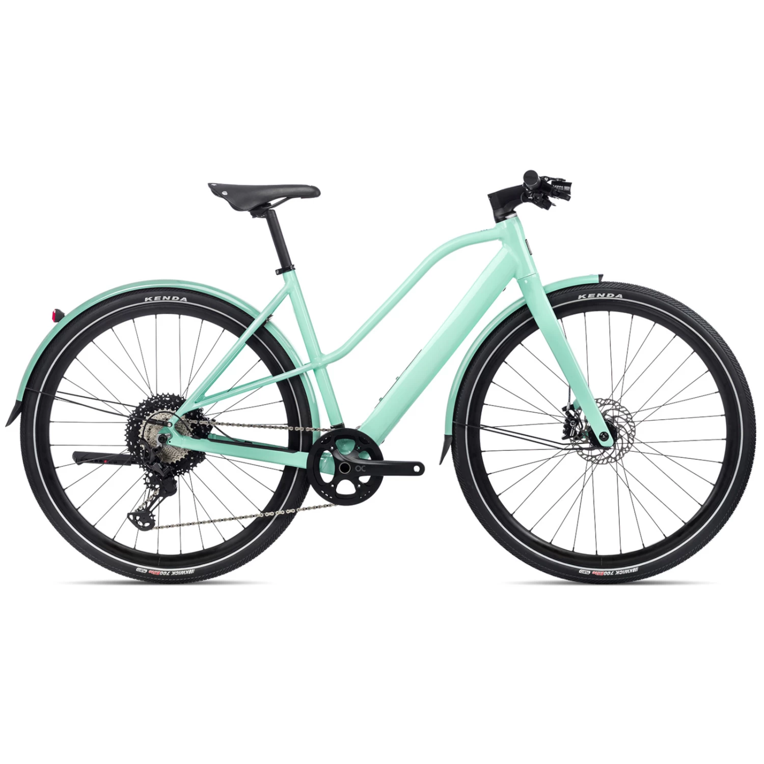 Orbea Vibe MID H10 MUD City Women E-Bike - 2022 - Light Green (Gloss) 3 Orbea Vibe MID H10 MUD City Women E-Bike - 2022 - Light Green (Gloss)