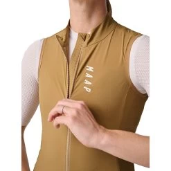 MAAP Draft Team Vest Women - Fawn -E-Bike World Shop maap womens draft team vest fawn 5 1549745