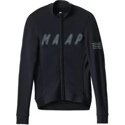 MAAP Halftone Thermal Pro Long Sleeve Jersey Women - Black -E-Bike World Shop maap womens halftone thermal pro long sleeve jersey black 4 1529220