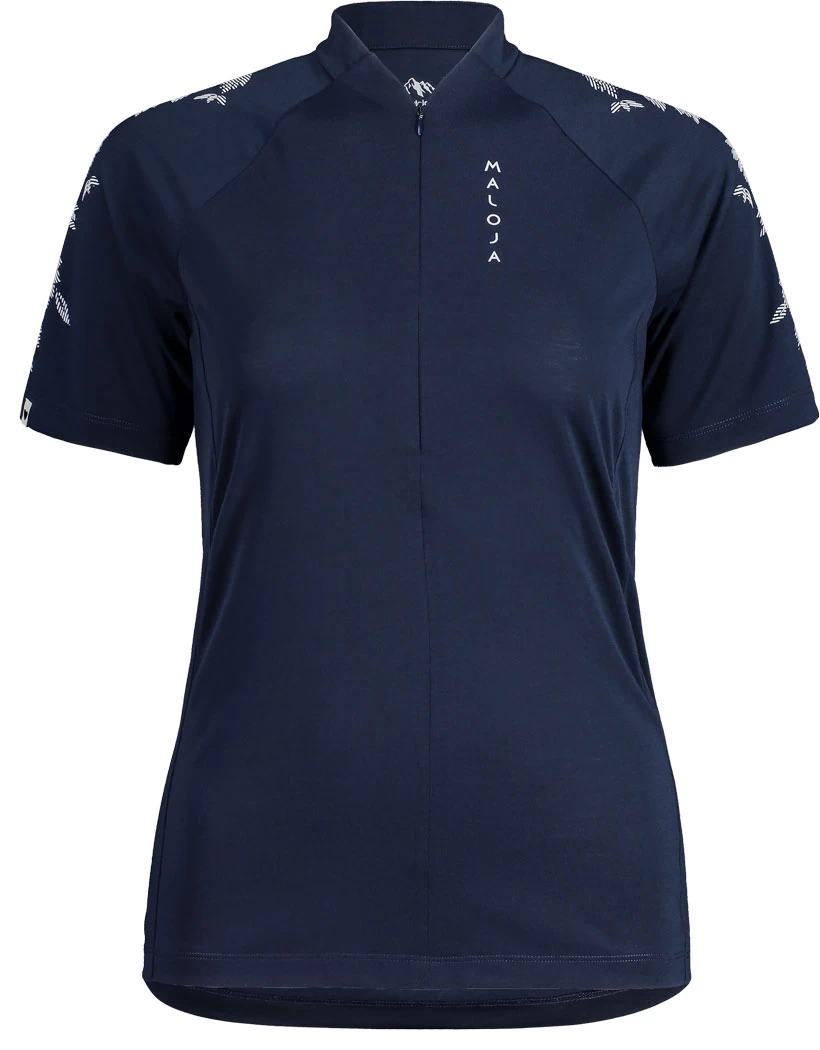 Maloja CuragliaM. All Mountain 1/2 Short Sleeve All Mountain Shirt Women's - Night Sky 8325 3 Maloja CuragliaM. All Mountain 1/2 Short Sleeve All Mountain Shirt Women's - Night Sky 8325