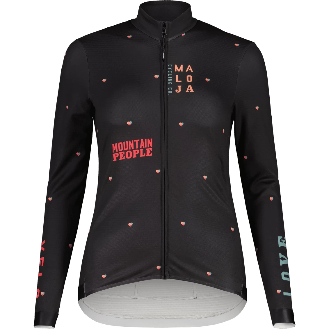 Maloja ToadstoolM. 1/1 Women's Cycle Jacket - Moonless Hearts 8495 3 Maloja ToadstoolM. 1/1 Women's Cycle Jacket - Moonless Hearts 8495