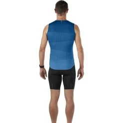 Mavic Hot Ride+ SL Graphic Sleeveless Base Layer - Classic Blue -E-Bike World Shop mavic hot ride sl graphic sleeveless base layer classic blue 5 1310808