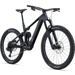 Giant TRANCE X ADVANCED E+ ELITE 1 - Carbon Electric Mountain Bike - 2023 - Gunmetal Black -E-Bike World Shop my23trancexadvancedeplusel1 coloragunmetalblack front 1549215