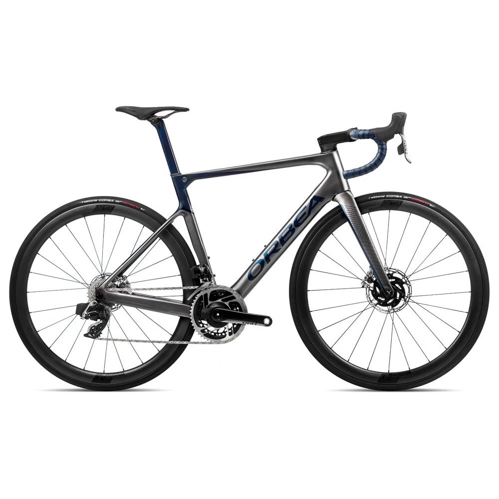 Orbea ORCA M11eLTD PWR - Red ETap AXS Road Bike - 2023 - Glitter Anthracite - Blue Carbon (gloss) 3 Orbea ORCA M11eLTD PWR - Red ETap AXS Road Bike - 2023 - Glitter Anthracite - Blue Carbon (gloss)