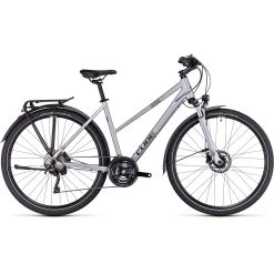 CUBE NATURE EXC Allroad - Women Cross Bike - 2023 - Polarsilver / Black
