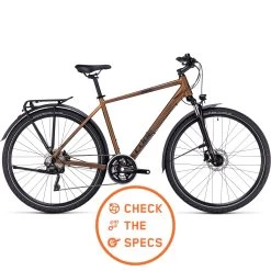 CUBE NATURE Pro Allroad - Cross Bike - 2023 - Gold / Black A01