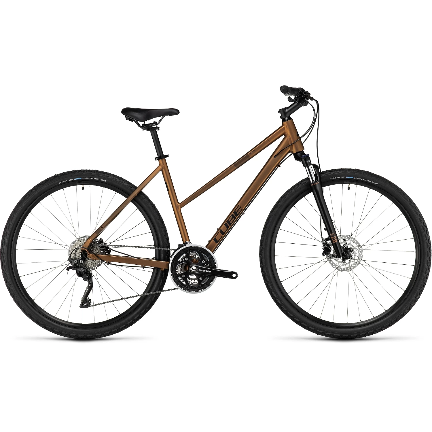 CUBE NATURE Pro - Women Cross Bike - 2023 - Gold / Black A00 3 CUBE NATURE Pro - Women Cross Bike - 2023 - Gold / Black A00