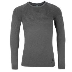 Odlo Performance Light Long-Sleeve Base Layer Top Men - Grey Melange