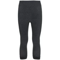 Odlo Performance Warm 3/4 Base Layer Bottoms - Black - New Odlo Graphite Grey -E-Bike World Shop odlo womens performance warm eco base layer 3 4 pants black new odlo graphite grey 4 1500934