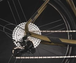 Basso PALTA - GRX 800 2x11 - Carbon Gravel Bike - 2023 - Gold Burn -E-Bike World Shop palta burngold dettaglio1 1367195