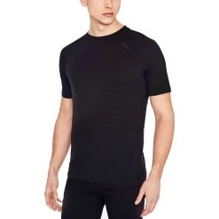 POC Men's Light Merino Tee - Turmaline Navy -E-Bike World Shop poc 61620 men light merino jersey black 04 911344