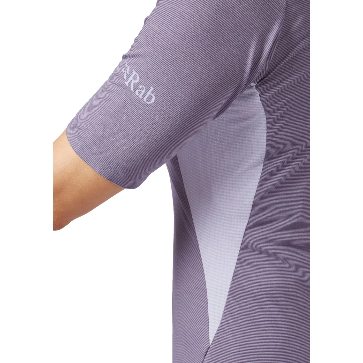 Rab Cindercrino Zip Women's Tee - Orion Blue 11 Rab Cindercrino Zip Women's Tee - Orion Blue - Image 9