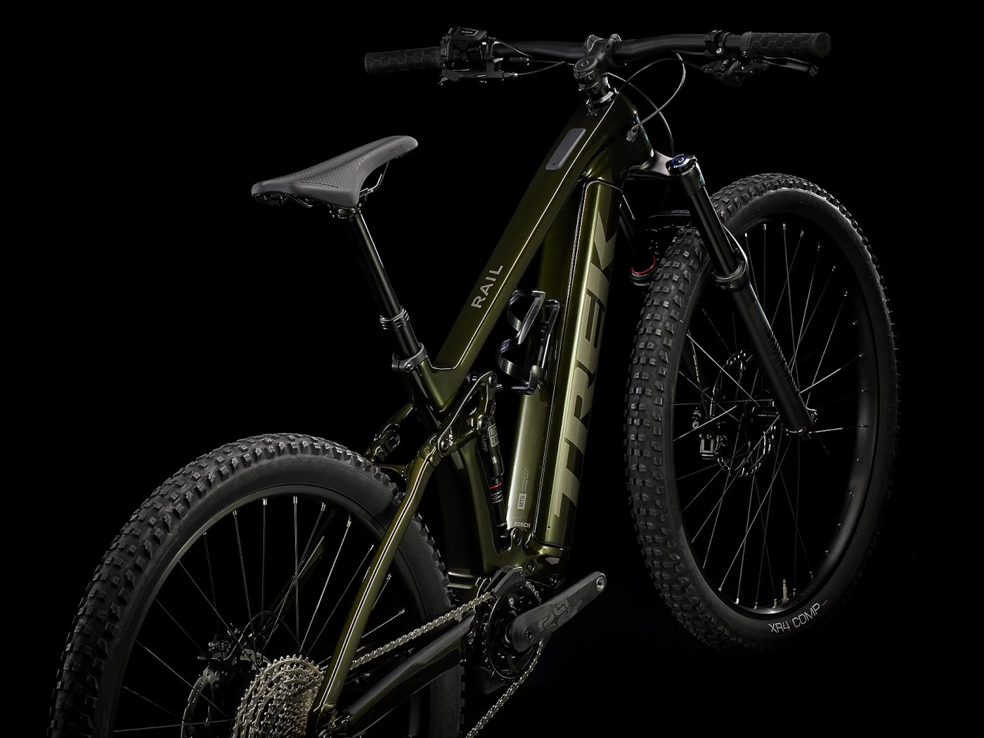 Trek RAIL 9.5 Gen 4 750Wh - Electric Mountain Bike - 2023 - Black Olive 6 Trek RAIL 9.5 Gen 4 750Wh - Electric Mountain Bike - 2023 - Black Olive - Image 4