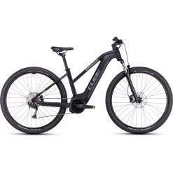 CUBE REACTION HYBRID Performance 500 - Women Electric Mountain Bike - 2023 - Black / Grey