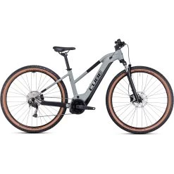 CUBE REACTION HYBRID Performance 500 - Women Electric Mountain Bike - 2023 - Swampgrey / Black