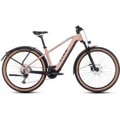 CUBE REACTION HYBRID Pro 625 Allroad - Electric Mountain Bike - 2023 - Blushrose / Silver