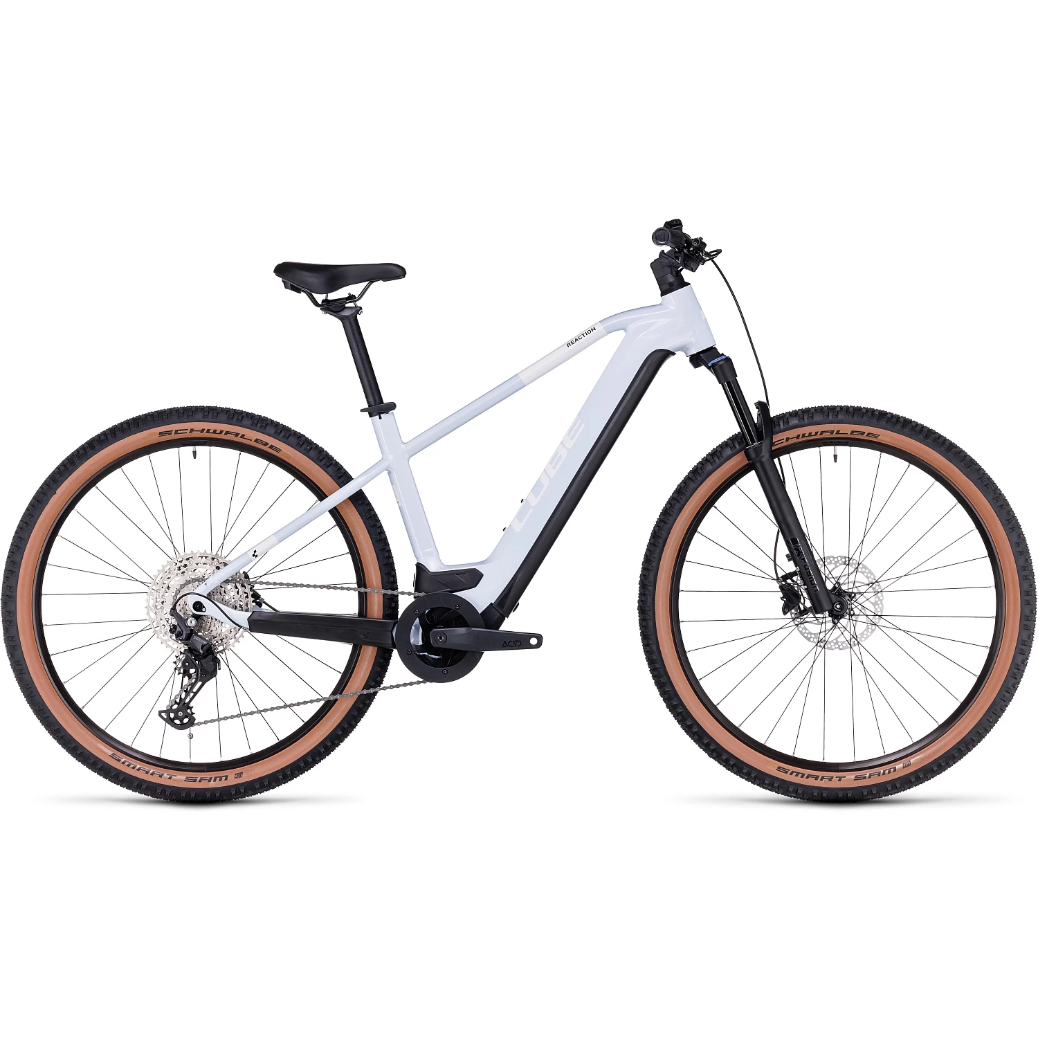 CUBE REACTION HYBRID Pro 750 - Electric Mountain Bike - 2023 - Flashwhite / Black 3 CUBE REACTION HYBRID Pro 750 - Electric Mountain Bike - 2023 - Flashwhite / Black
