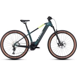CUBE REACTION HYBRID SLT 750 - Electric Mountain Bike - 2023 - Goblin / Yellow