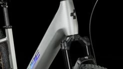 CUBE REACTION HYBRID SLX 750 - 27.5" Easy Entry Electric Mountain Bike - 2023 - Grey / Spectral -E-Bike World Shop reaction hybrid slx easy entry grey spectral 7 1407613