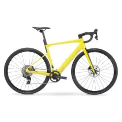 BMC ROADMACHINE 01 AMP X TWO - Electric Road Bike - 2023 - Lime Yellow / Black