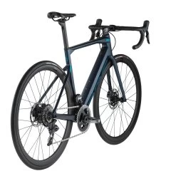 BMC ROADMACHINE AMP ONE - Electric Road Bike - 2023 - Deep Sea & Turquoise -E-Bike World Shop roadmachine amp one pet tur blk detail 10 1410346