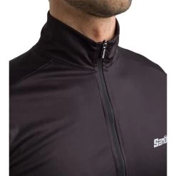 Santini Nebula Windproof Jacket SP33275NEBUL - Black -E-Bike World Shop santini nebula windproof jacket sp33275nebul black 1 1581214