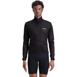 Santini Nebula Windproof Jacket SP33275NEBUL - Black