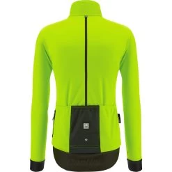 Santini Vega Multi Jacket With Hood 3W50875VEGAMULT - Verde Fluo VF -E-Bike World Shop santini vega multi jacket with hood 3w50875vegamult verde fluo vf 1 1320045