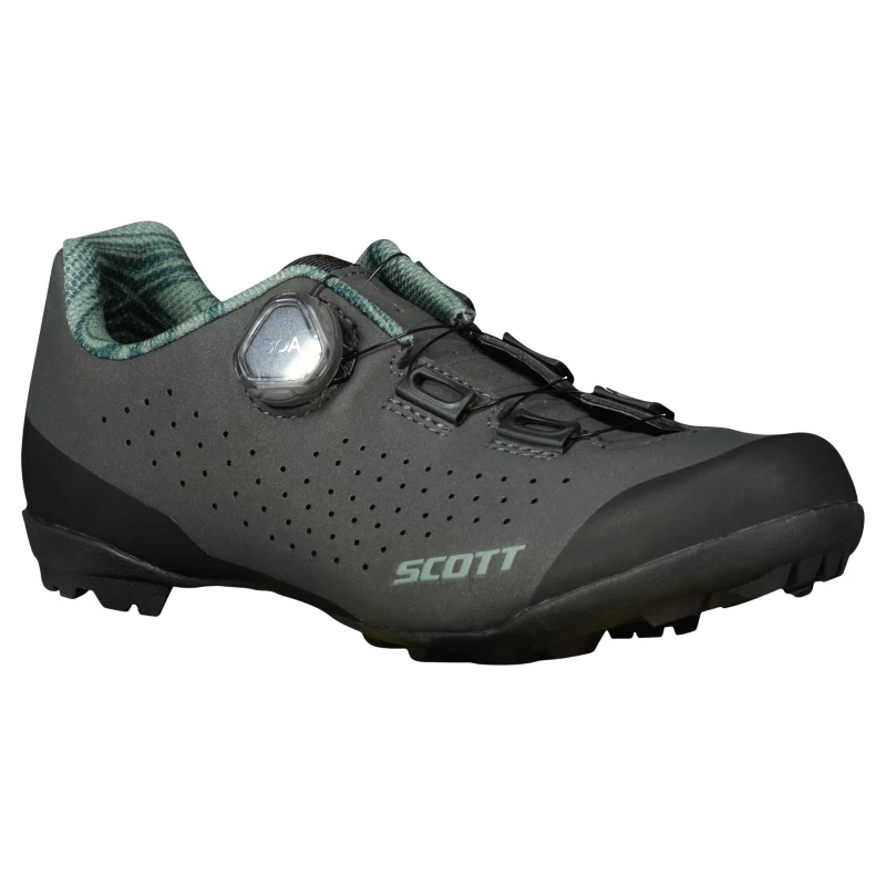 SCOTT Gravel Pro Lady Shoe - Dark Grey/light Green 3 SCOTT Gravel Pro Lady Shoe - Dark Grey/light Green