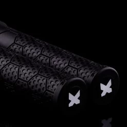 Sixpack Z-Trix PA Lock-On Handlebar Grips - Steel Grey -E-Bike World Shop sixpack z trix pa grips black end close 1376923