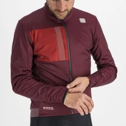 Sportful Super Cycling Jacket - 605 Red Wine -E-Bike World Shop sportful super cycling jacket 605 red wine 4 1287815