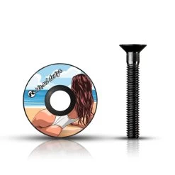 Rie:sel Design Stem:cap Carbon Ahead Cap - Girl Tanja