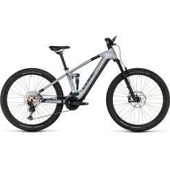 CUBE STEREO HYBRID 120 Race 750 - Electric Mountainbike - 2023 - Polarsilver / Black