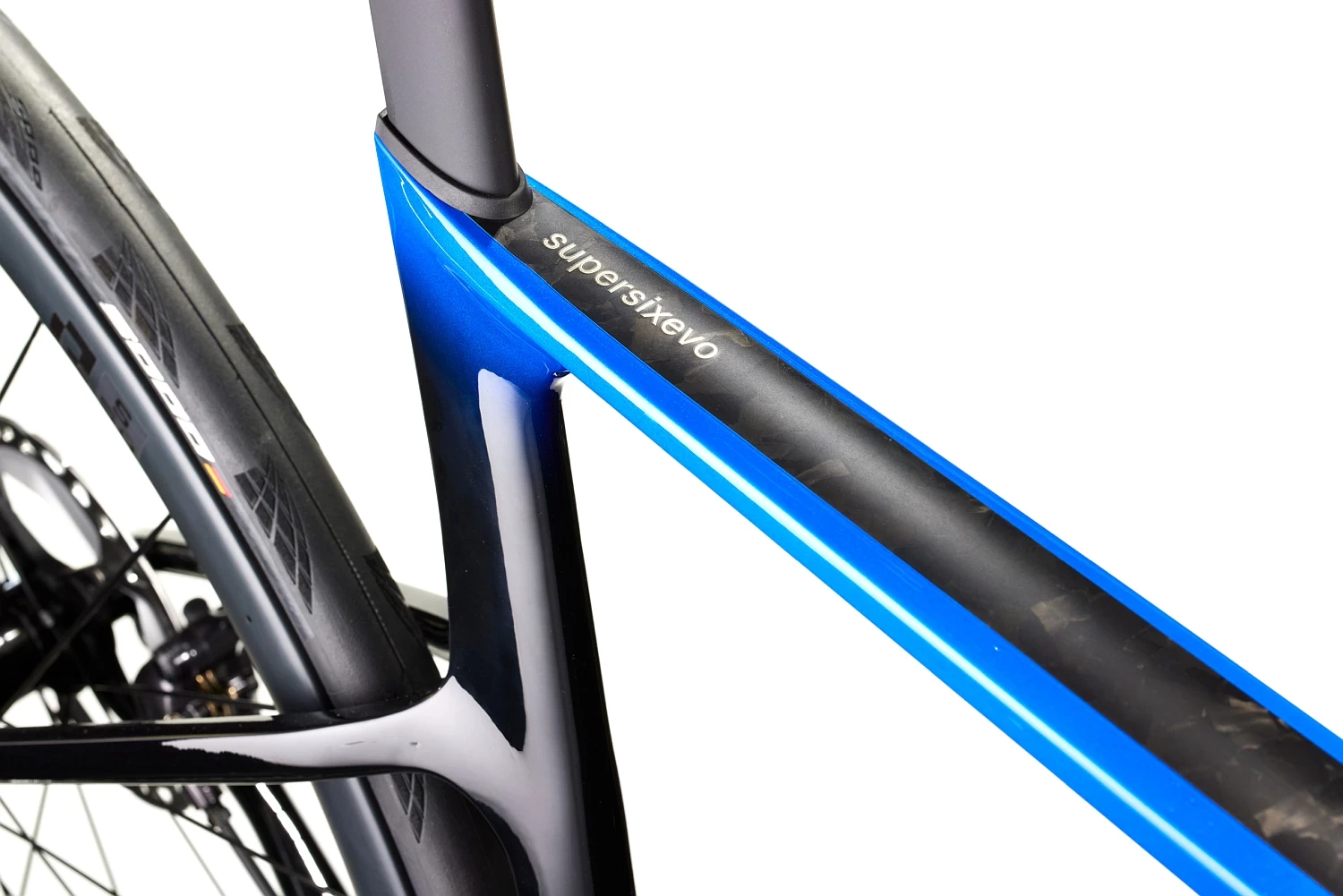 Cannondale SUPERSIX EVO Hi-MOD 2 - Carbon Roadbike - 2023 - Sonic Blue - 2nd Choice 7 Cannondale SUPERSIX EVO Hi-MOD 2 - Carbon Roadbike - 2023 - Sonic Blue - 2nd Choice - Image 5