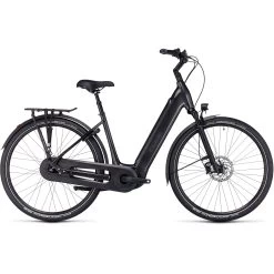 CUBE SUPREME HYBRID EX 625 - Easy Entry Electric Bike - 2023 - Grey / Black