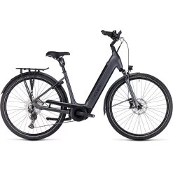 CUBE SUPREME SPORT HYBRID EXC 625 - Easy Entry Electric Bike - 2023 - Graphite / Black