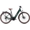 CUBE TOURING HYBRID ONE 500 - Easy Entry Electric Touring Bike - 2023 - Darkgreen / Green -E-Bike World Shop touring hybrid one easy entry darkgreen green 1388138
