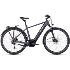 CUBE TOURING HYBRID ONE 500 - Electric Touring Bike - 2023 - Grey / White