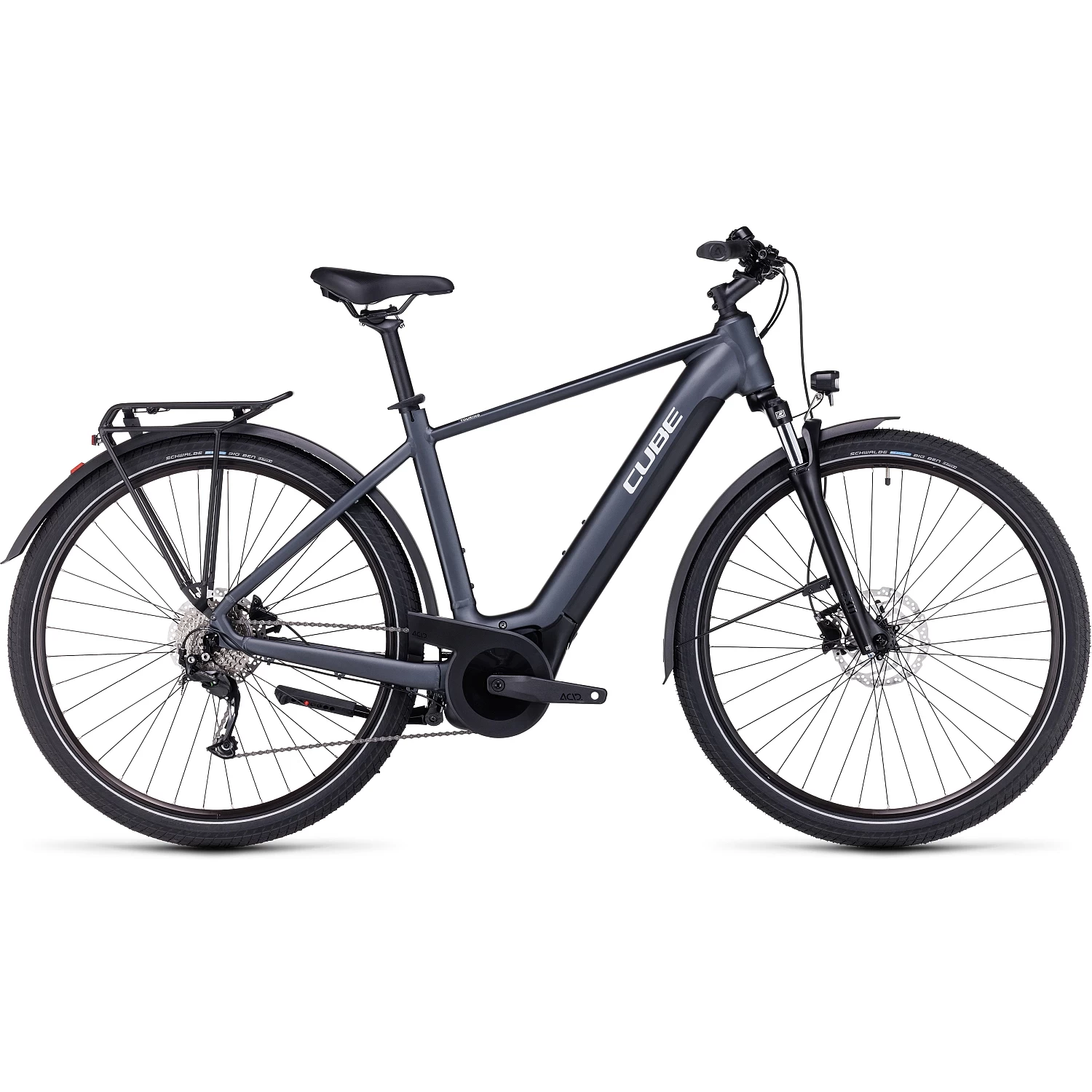 CUBE TOURING HYBRID ONE 500 - Electric Touring Bike - 2023 - Grey / White 3 CUBE TOURING HYBRID ONE 500 - Electric Touring Bike - 2023 - Grey / White